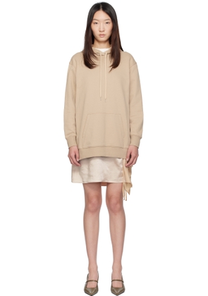 3.1 Phillip Lim Beige Combo Hoodie & Minidress Set