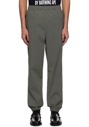 AAPE by A Bathing Ape Khaki 'AAPE Now' Woven Sweatpants