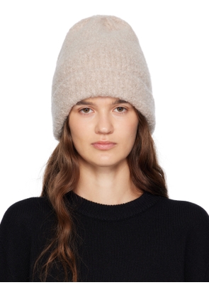 The Row Beige Leomir Beanie