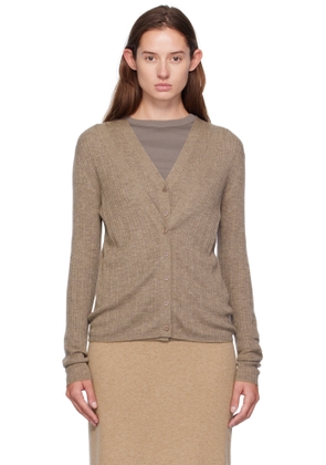LISA YANG Taupe Vanna Cardigan