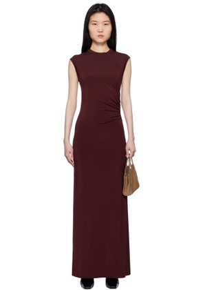 Stella McCartney Burgundy Sleeveless Maxi Dress