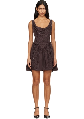 Vivienne Westwood Burgundy Sunday Minidress