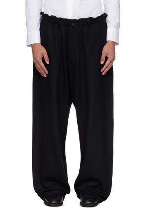 YOHJI YAMAMOTO Black Jersey Sweatpants