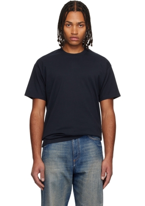 Givenchy Navy Cotton 'Givenchy Stamp' T-shirt