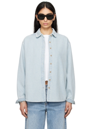 Still Here Blue Western Denim Shirt