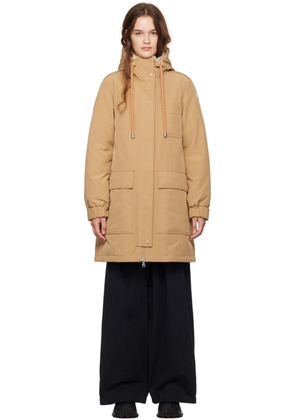 Moncler Beige Urfe Down Coat