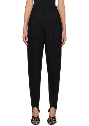 Bottega Veneta Black Stirrup Trousers