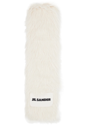 Jil Sander Off-White Alpaca Scarf