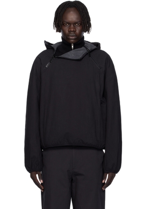 HELIOT EMIL Black Interlucent Reversible Anorak