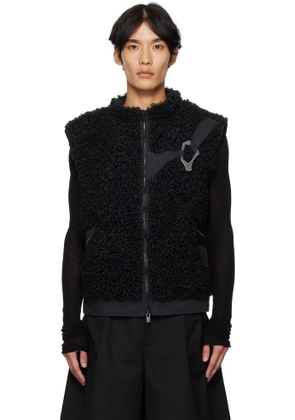 HELIOT EMIL Black Chiaroscuro Vest