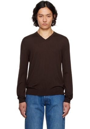 The Row Brown Dimarco Sweater