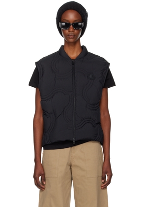 Moncler Black Druzy Down Vest