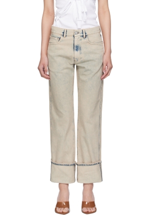 Coperni Gray Boyfriend Jeans