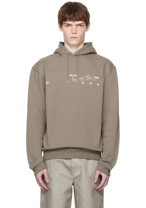 HELIOT EMIL Gray Fulgens Hoodie