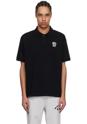 AAPE by A Bathing Ape Black 'AAPE' Main Polo
