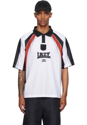 Umbro White 97/98 'Lazy' Polo
