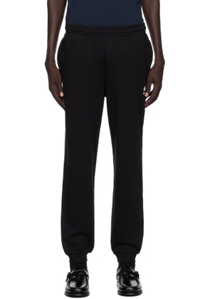 Lacoste Black Tapered Leg Sweatpants