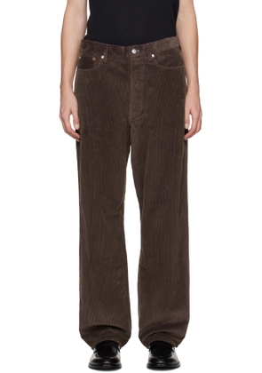 Paul Smith Brown Cotton Corduroy Trousers