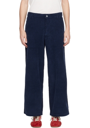ERL Navy Corduroy Trousers