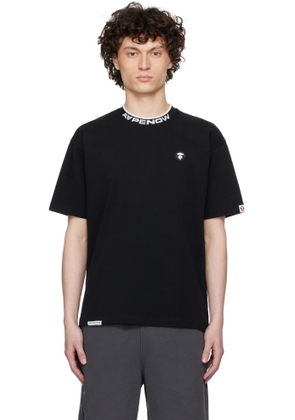 AAPE by A Bathing Ape Black 'AAPE Now' Moonface Logo T-shirt