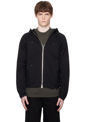 HELIOT EMIL Black Lux Hoodie