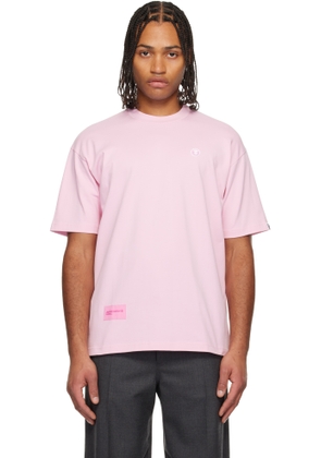AAPE by A Bathing Ape Pink 'AAPENOW' T-shirt