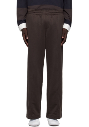 Lacoste Brown Loose Fit Fleece Sweatpants