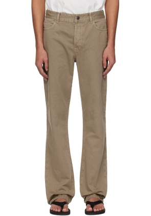 The Row Taupe Carlisle Jeans