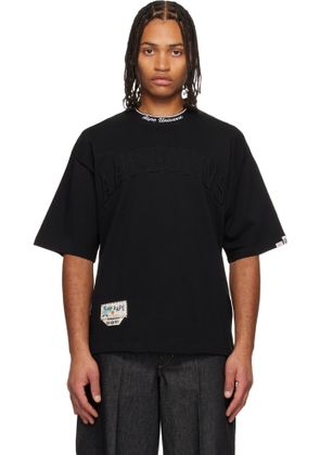 AAPE by A Bathing Ape Black 'AAPEUNVS' Logo T-shirt