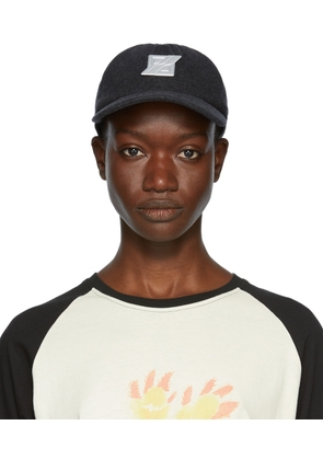 We11done Grey Padded Flannel Cap