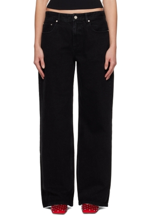 Paris Georgia Black Baggy Jeans