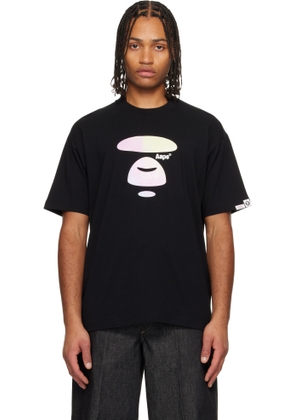 AAPE by A Bathing Ape Black Moonface T-shirt