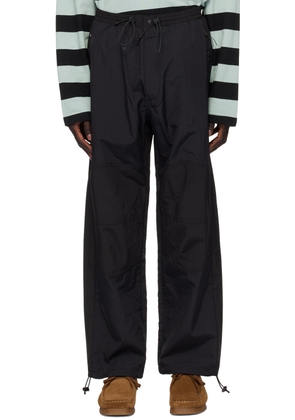 Uniform Bridge Black Paneled Trousers