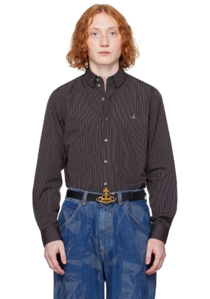 Vivienne Westwood Navy Two Button Krall Shirt