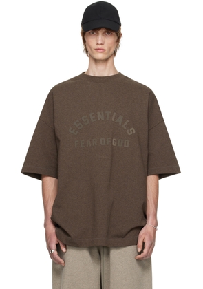 Fear of God ESSENTIALS Brown Bonded T-Shirt