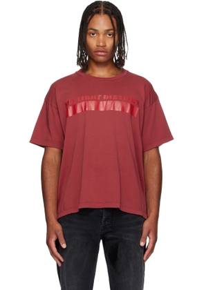 ALEXANDER DIGENOVA Red 'Red Light District' T-shirt