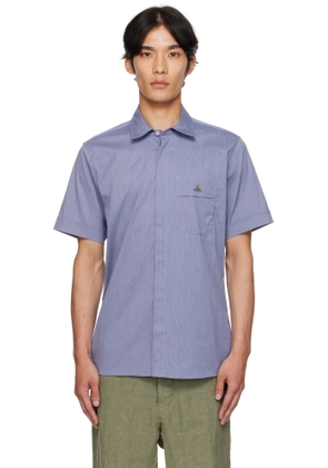 Vivienne Westwood Blue Classic Short Sleeve Shirt