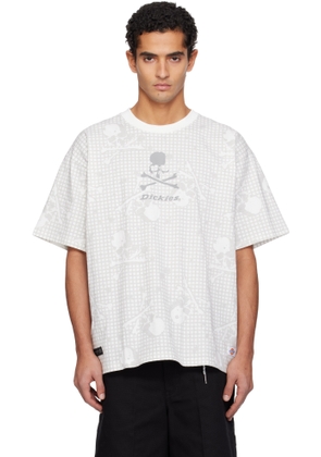 mastermind JAPAN White & Gray Dickies Edition Night Camo SS T-shirt