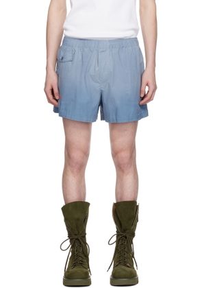 JW Anderson Blue Logo Print Shorts