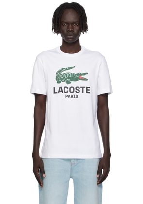 Lacoste White Croc Originals T-shirt