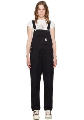 Carhartt Work In Progress Black Norris Bib Overalls