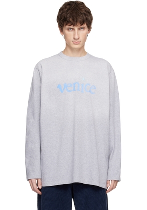 ERL Gray 'Venice' Long Sleeve T-shirt