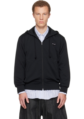 COMME des GARÇONS PLAY Black Big Heart Zip Hoodie