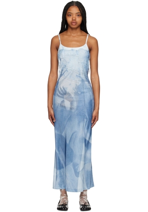 ELLISS Blue Handy Jean Maxi Dress