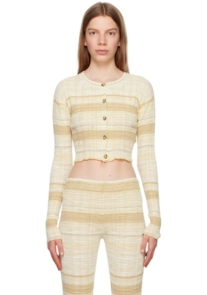 Acne Studios SSENSE Exclusive Beige Cardigan