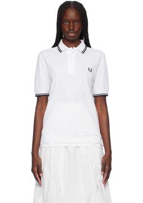 Comme des Garçons Shirt White Fred Perry Edition 'Strong Will' Polo