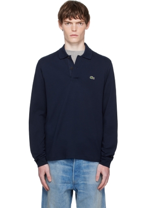 Lacoste Navy Classic Fit Long Sleeve L.12.12 Polo