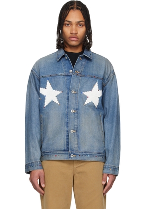 BAPE Indigo Color Stone Denim Jacket
