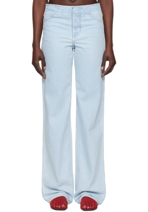 Christopher Esber Blue Deconstruct Jeans