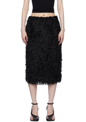 16Arlington Black Eilo Midi Skirt